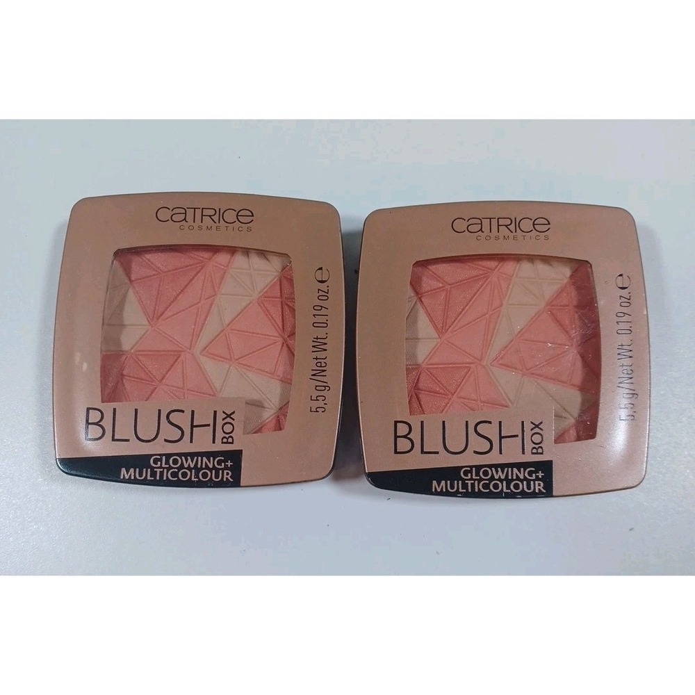 Catrice Blush Box Dolce‎ Vita 010 Glowing Multicolor Powder Blush 5.5g Set of 2
